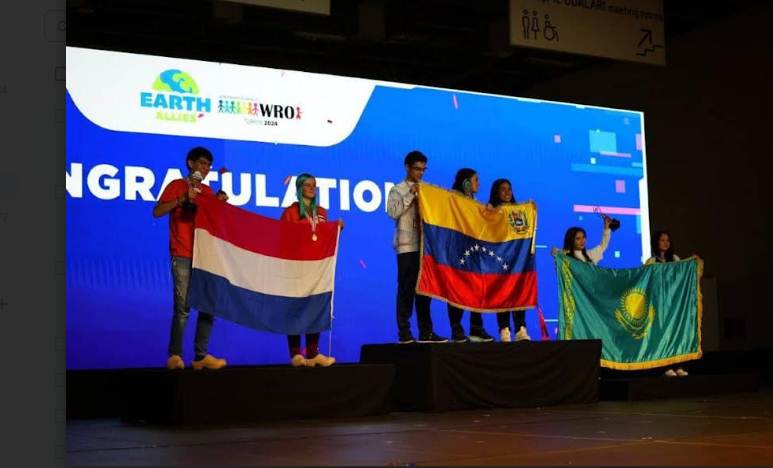 Venezuela ganó el primer lugar en la Olimpiada Mundial de Robótica Türkiye 2024, categoría Futuros Innovadores Senior en la 2 Vzlanos Robotica3
