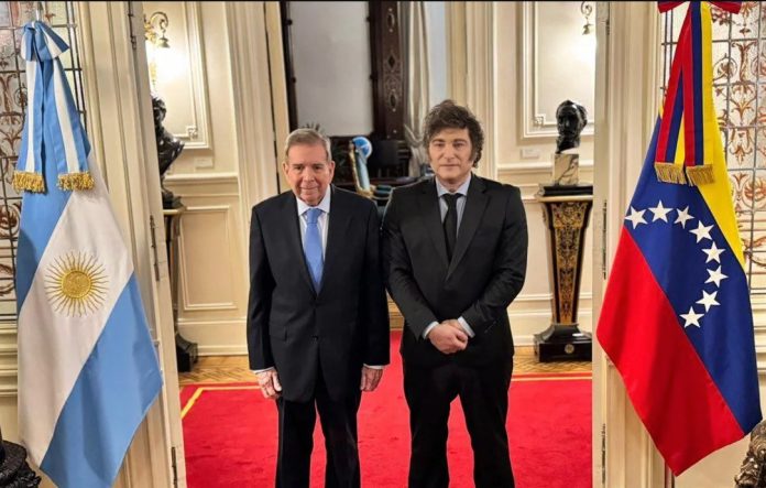 Edmundo González y Javier Miley