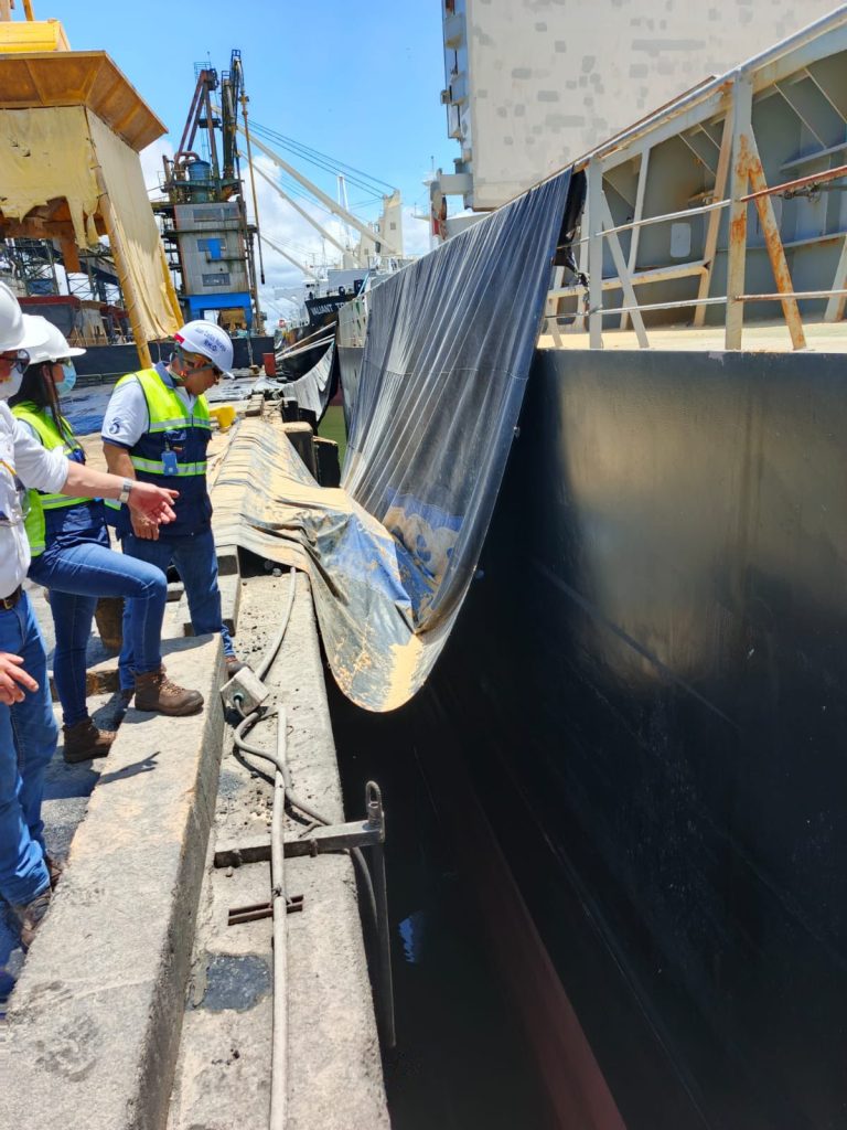 Suspenden operaciones en el Muelle 13 de Buenaventura tras inspección de la ANLA 2 Gg9UdPfWsAEfF4P