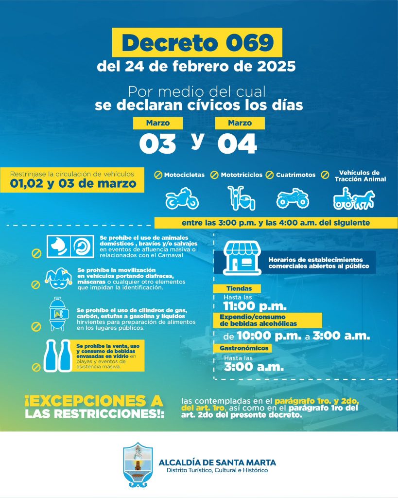 Alcaldía de Santa Marta emite decreto para regular el carnaval 2025 1 20250228 202128
