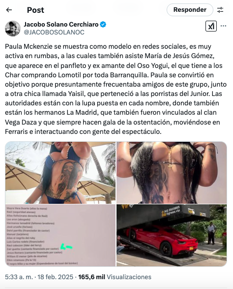 ¿Quién es la poderosa mujer que ostenta y maneja tanto poder en el círculo cercano de Alex Char?: Jacobo Solano 9 Captura de Pantalla 2025 02 18 a las 3.34.41 p. m