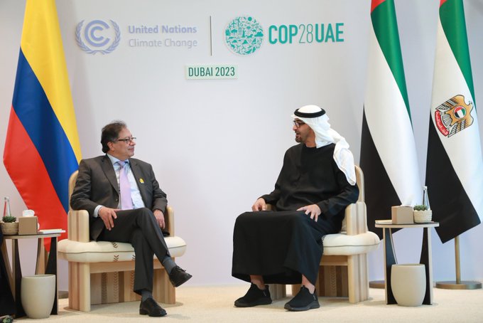 Dubái, Reunión con Mohamed bin Zayed Al Nahayan, Presidente de Colombia 3
