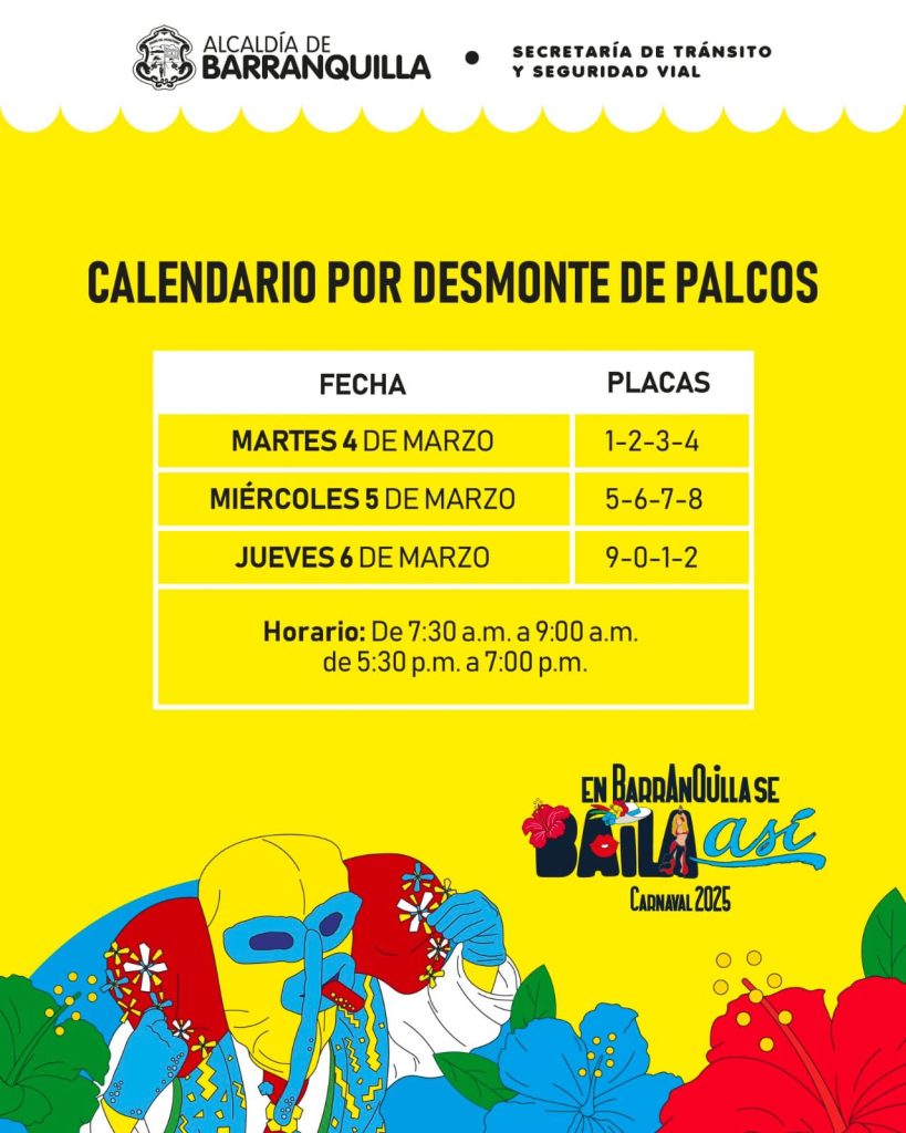 Inició el Pico y Placa por Carnaval 2025 en Barranquilla: Vías Afectadas y Nuevas Medidas de Tránsito 4 Gj GBiIWQAAtiCg