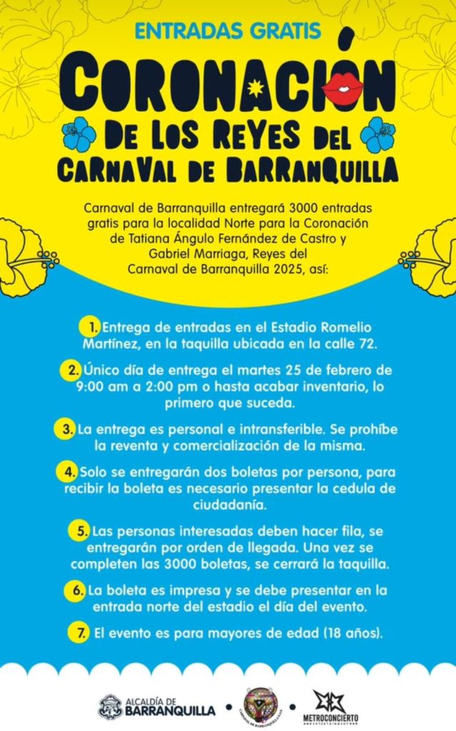 Tres mil entradas gratuitas para la gran noche de Coronación de Tatiana Ángulo y Gabriel Marriaga 1 Gkloq6iX0AAAGhs