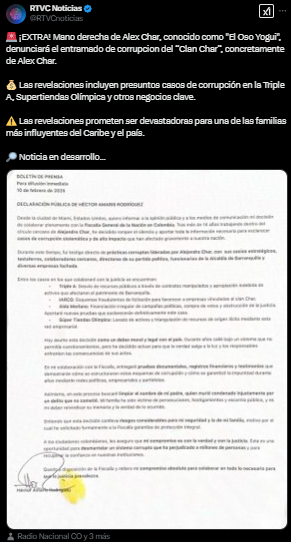 Héctor Amaris “Oso Yogui” y sus serios señalamientos contra Álex Char por corrupción 5 image 9
