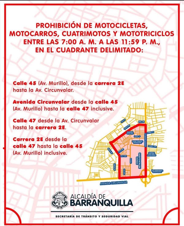 Medidas de movilidad en Barranquilla por partido de la Selección Colombia 1 485986734 122233595438023139 2397530475181628287 n