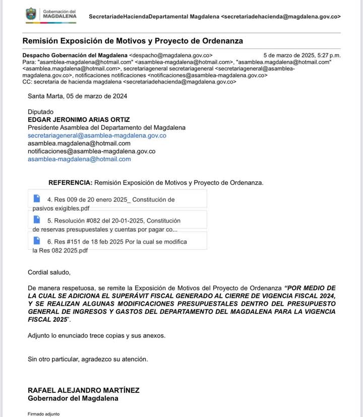 Gobernador Rafael Martínez denuncia bloqueo político en la asamblea del Magdalena 2 IMG 20250328 WA0019