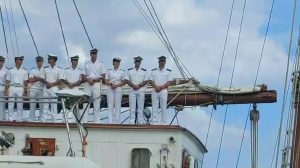 La princesa Leonor llega a Santa Marta a bordo del buque Juan Sebastián de Elcano 2 download 6