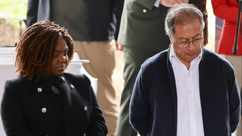 Presidente Gustavo Petro y vicepresidenta Francia Márquez.
