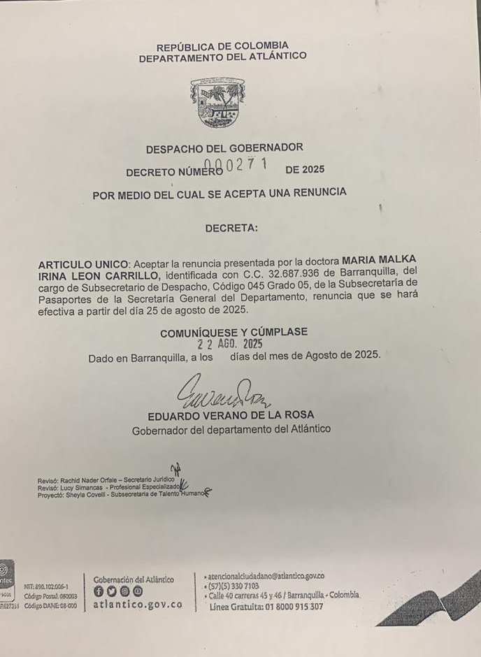 Decreto renunic
