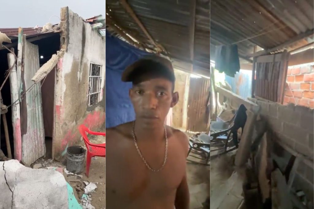 Vivienda en riesgo por lluvias deja a familia vulnerable en Cienaga