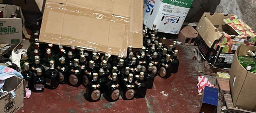 Fabrica de licor adulterado en Las Nieves 1