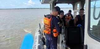 Jovenes rescatados en el Rio Magdalena