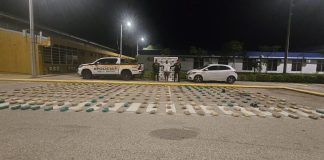 Policia incauta 356 paquetes de marihuana en San Jacinto Bolivar