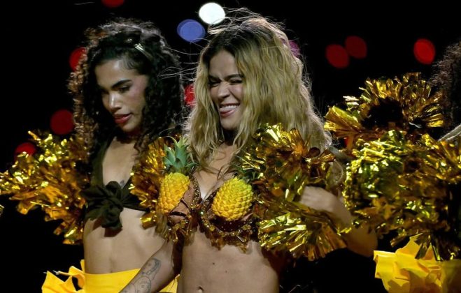 📸 Karol en el medio tiempo de la NFL Brasil 🇧🇷 KarolG 2