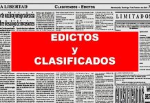 EDICTOS Y CLASIFICADOS WEB