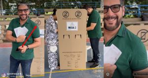 Agmeth Escaf desata polémica por uso del celular en puesto de votación durante la consulta del Pacto Histórico ¿viola o no la norma electoral? 2 111 4