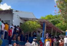 Largas filas y falta de material electoral generan inconformidad en Usiacurí durante jornada de votación