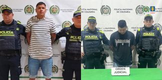 Alias El Veneco y Chuky capturados por homicidios en Soledad y Ponedera Atlantico