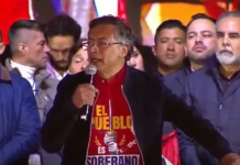 Video | Palabras de Petro durante la marcha por la paz, la soberanía y la democracia