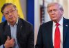 Trump de nuevo arremete contra Petro y reitera que es «un líder del narcotráfico»