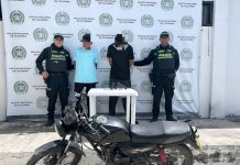 Capturan a dos presuntos integrantes del Clan del Golfo en operativo de la Policía en Santa Marta