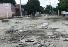 Preocupación entre vecinos por nuevos hundimientos en el barrio Carreño de Ciénaga